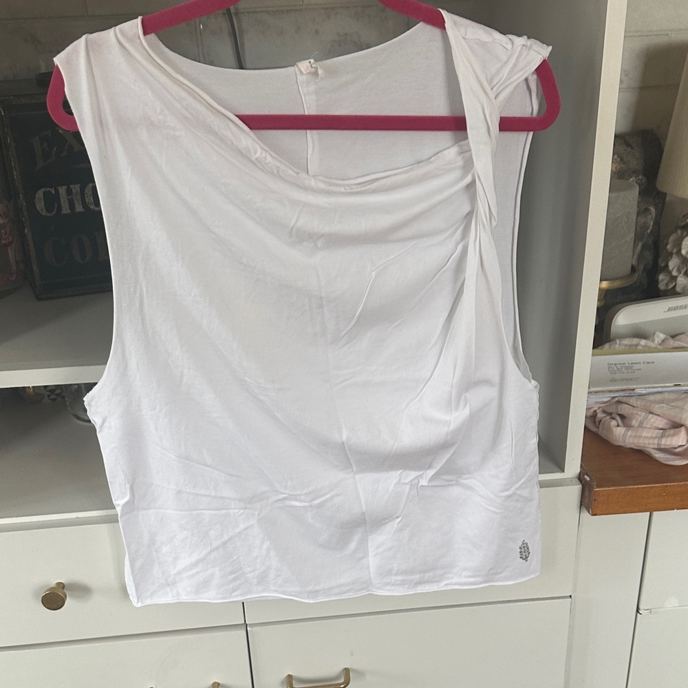 White FP Movement workout Sleeveless Top